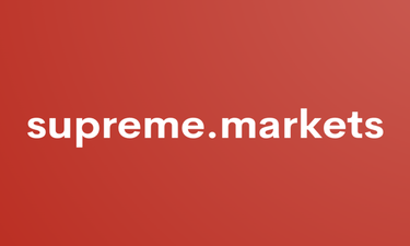 Supreme.Markets - Creative brandable domain for sale